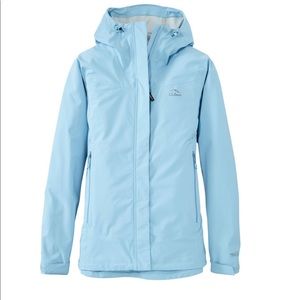 Blue LL Bean Rain Jacket
